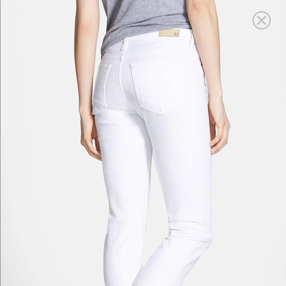 EUC AG the Prima White Mid-Rise Cigarette Jeans 28 - Picture 2 of 6